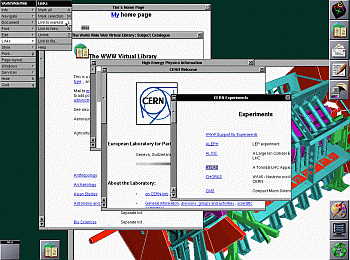 The first web browser - WorldWideWeb